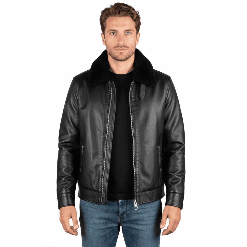 Chamarra de Vinipiel 