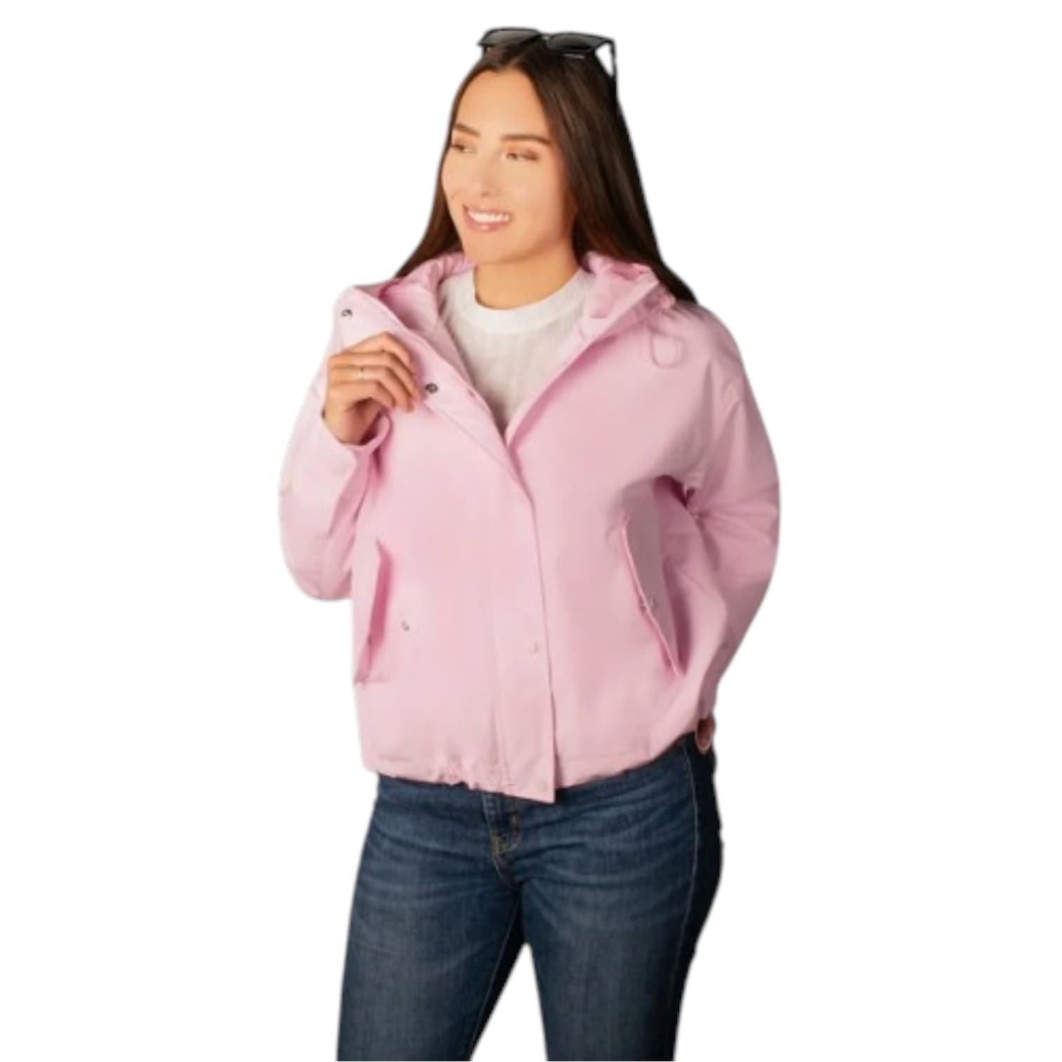 Chamarra Mujer Jacket Con Gorro Fijo Tipo Bomber