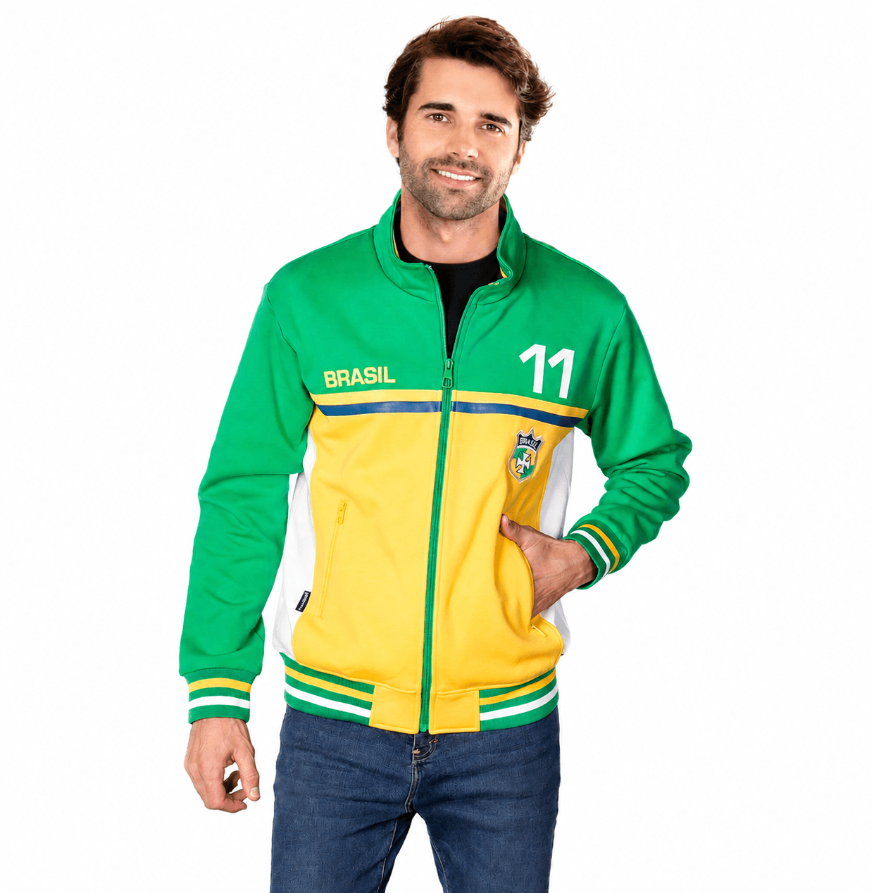 SUDADERA MUNDIALISTA BRASIL